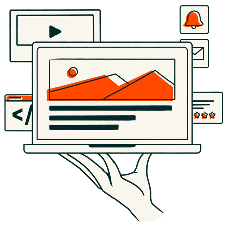 Content Management pictogram