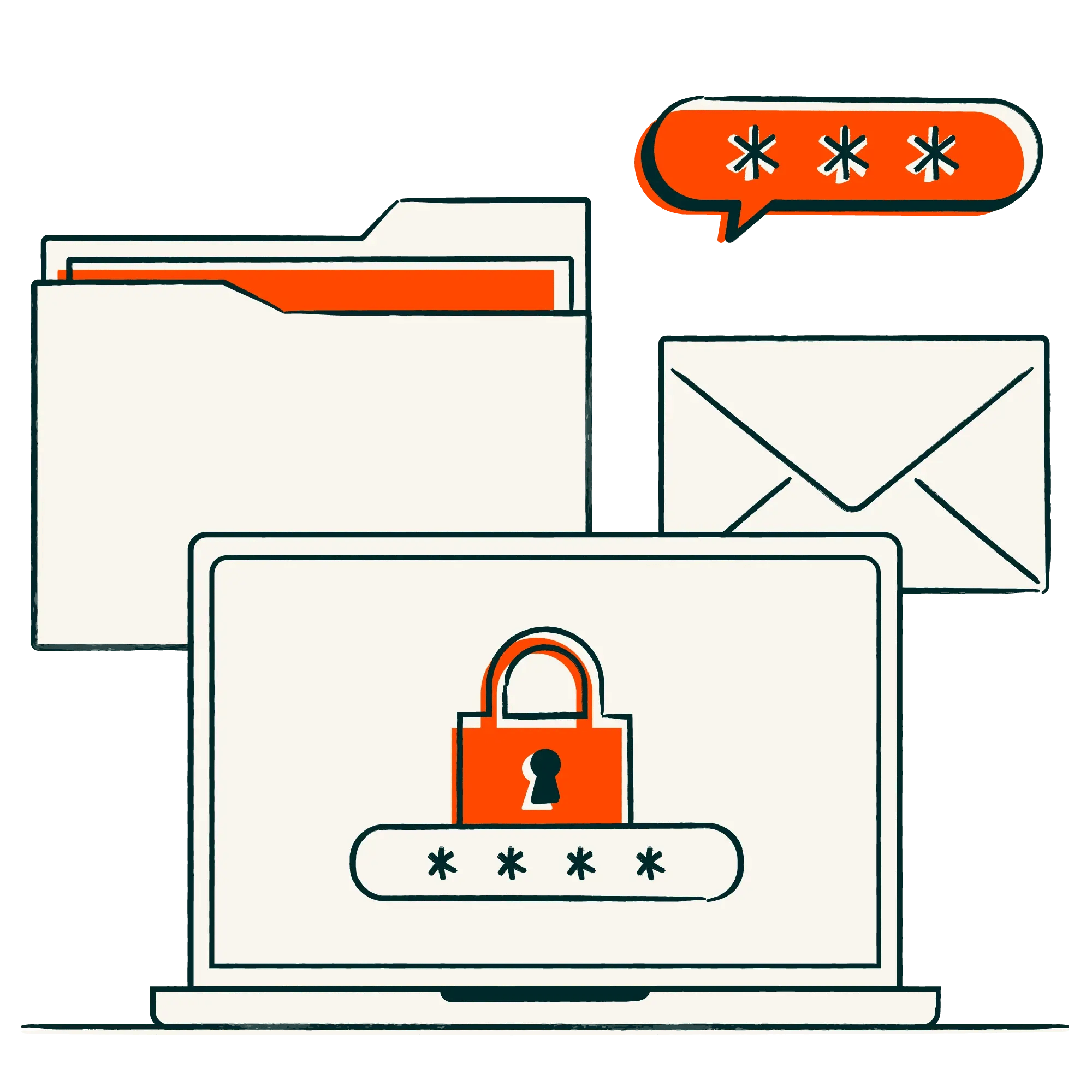 Secure Access_Linear_llustrations_Environmental