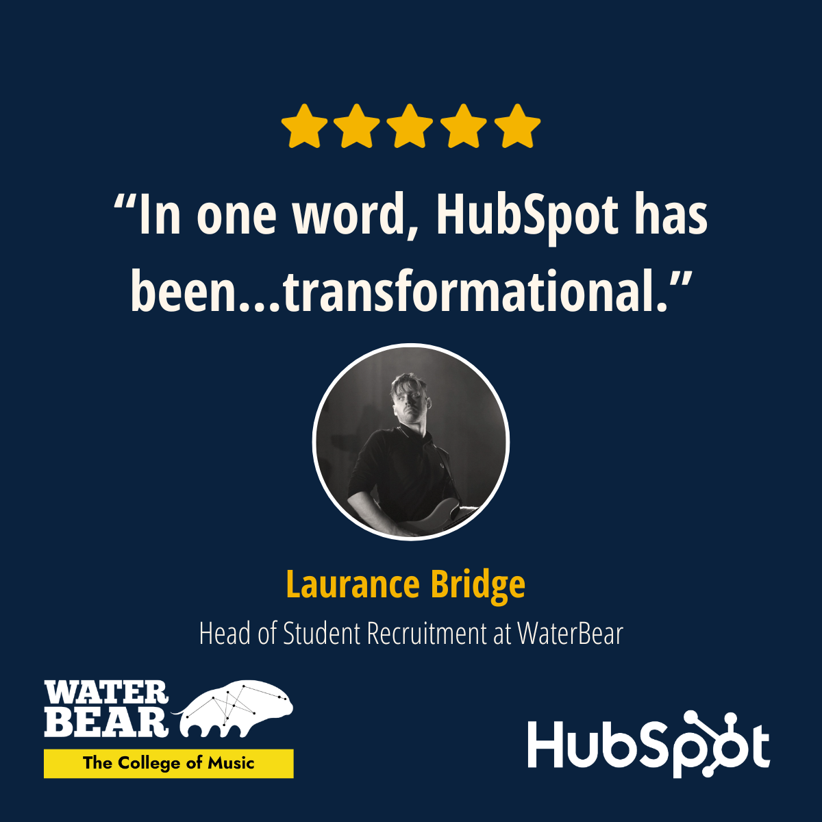 Waterbear using HubSpot