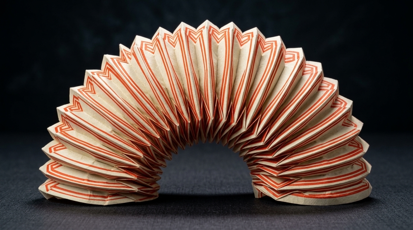 origami-curved-arc-paper-structure