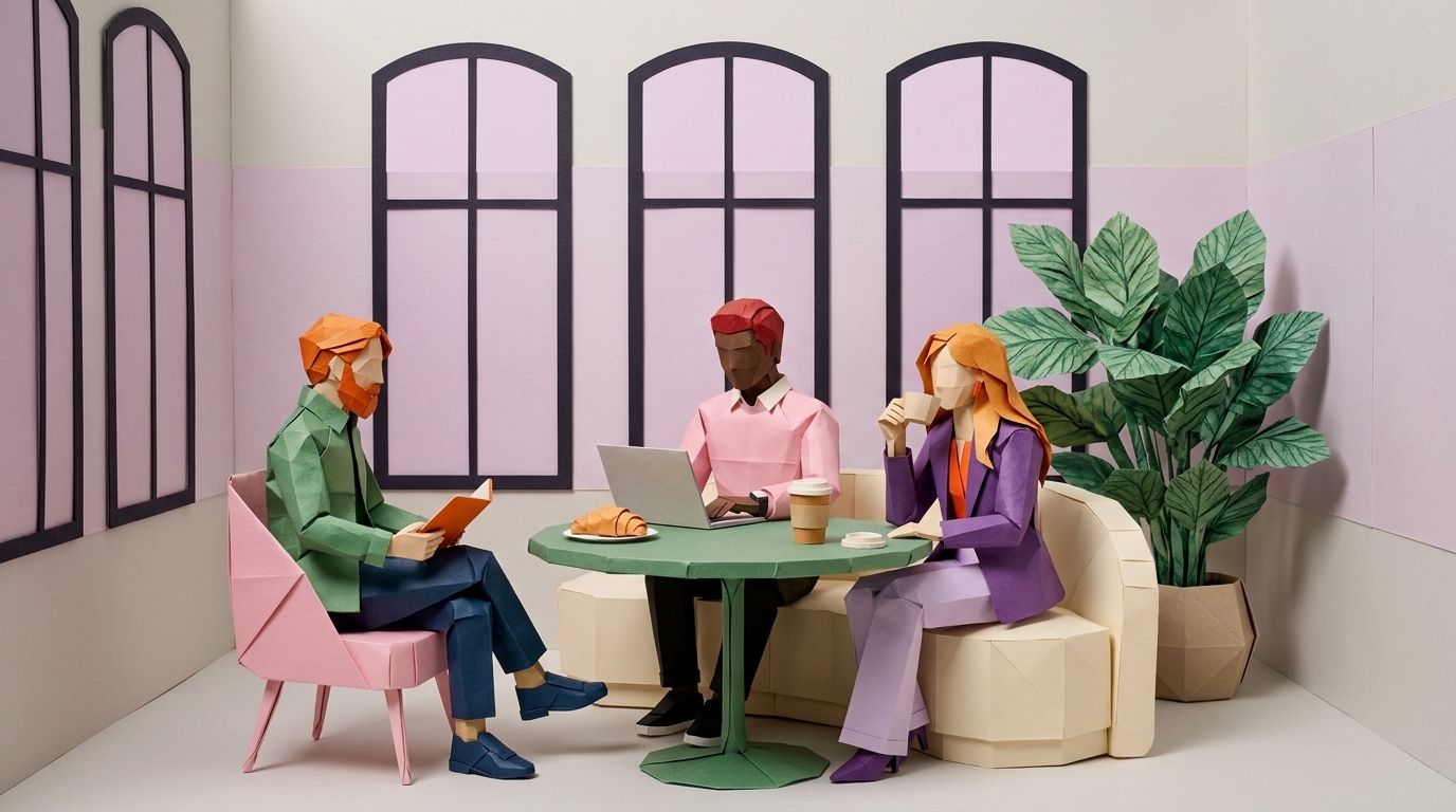 origami-people-scene-customer-meeting