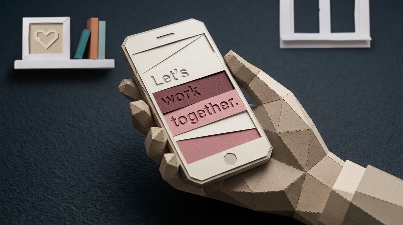 origami-person-holding-phone-social